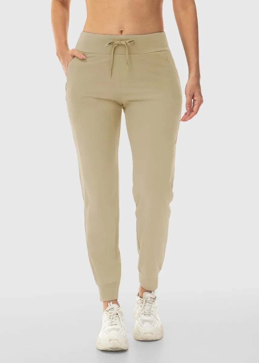 Women's Lightweight Stretch Tapered Athletic Jogging Pants