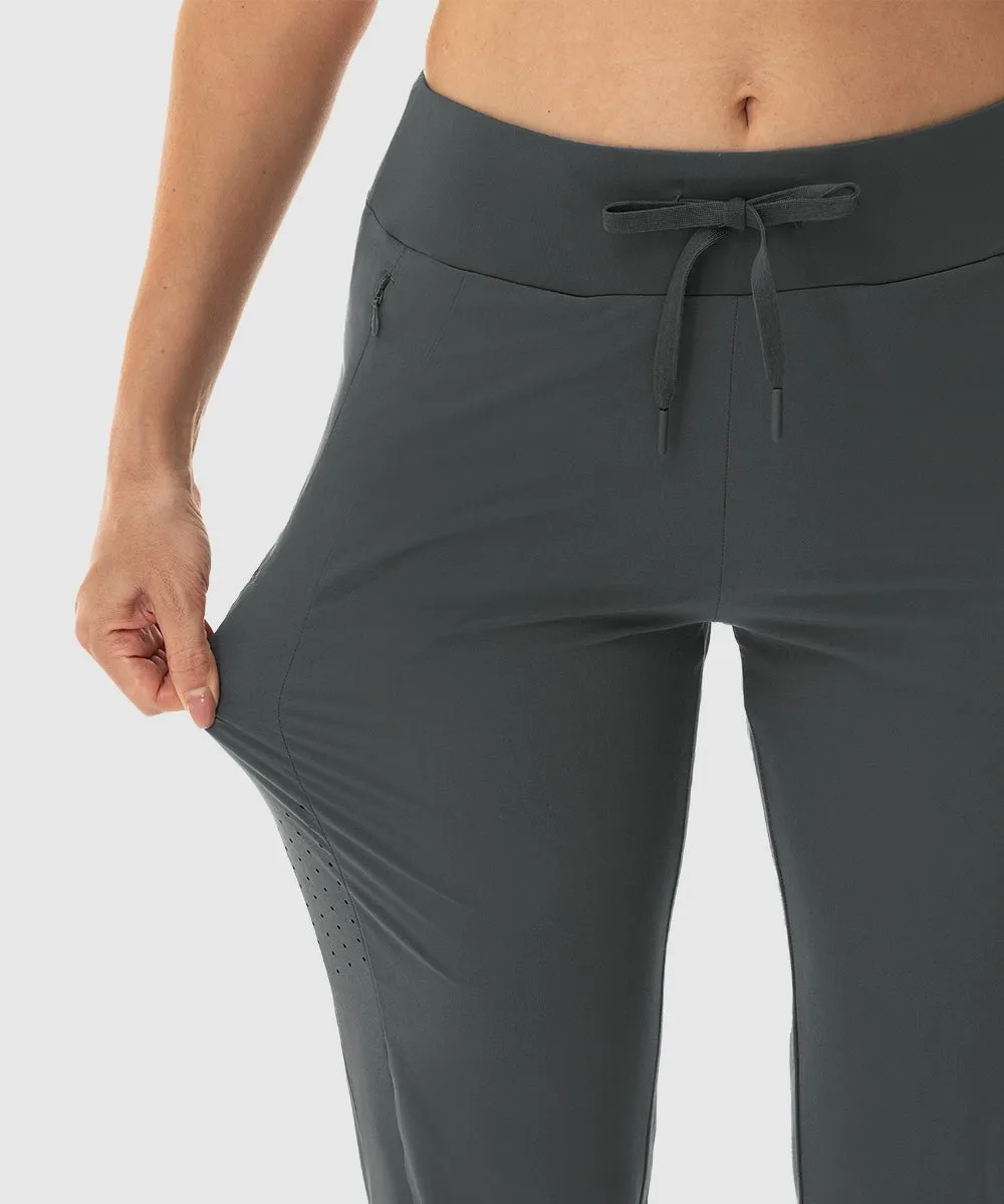 Women's Lightweight Stretch Tapered Athletic Jogging Pants