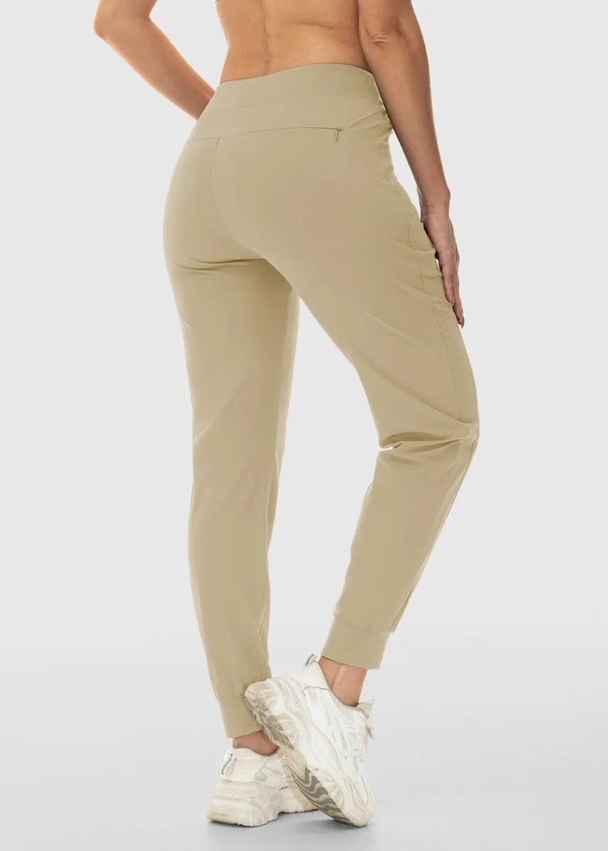 Women's Lightweight Stretch Tapered Athletic Jogging Pants