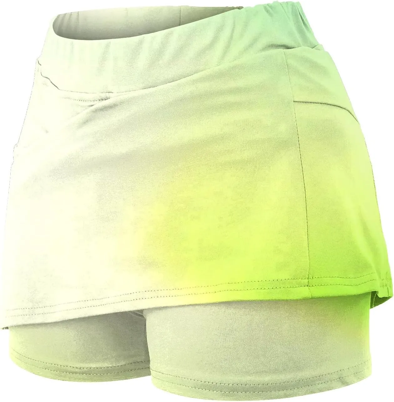 Women's Plus Size Tennis Skirts Tie-Dye Printed Skinny Workout Skorts High Waist Runnning Casual Athletic Shorts Underneath