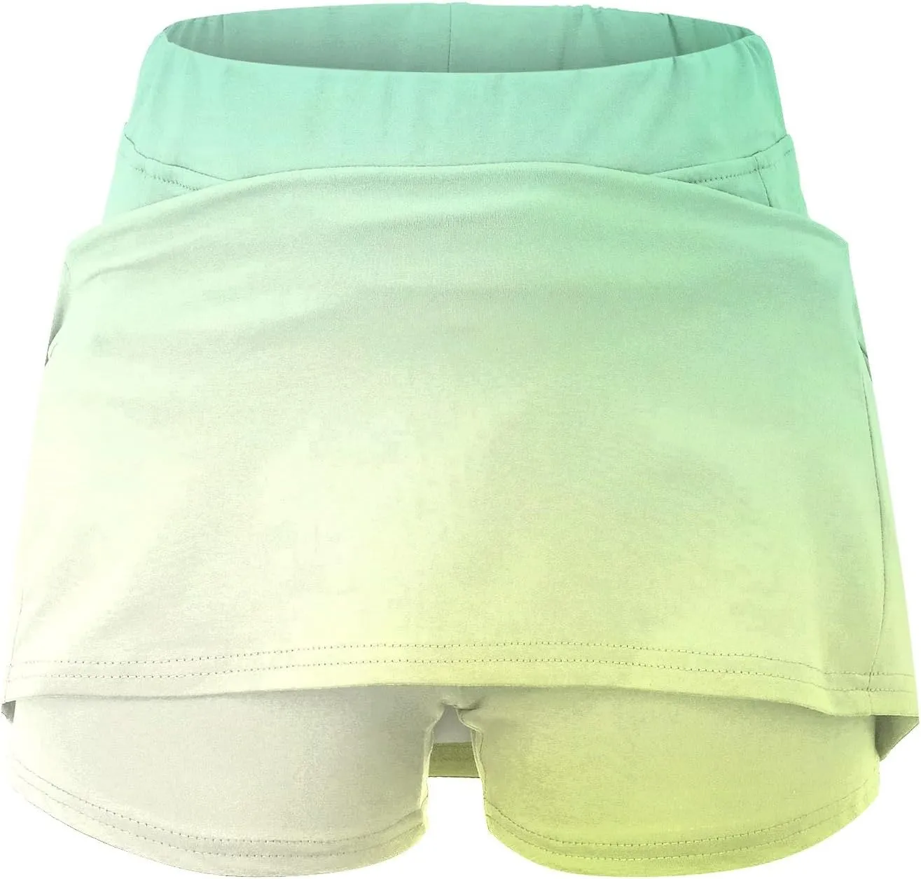 Women's Plus Size Tennis Skirts Tie-Dye Printed Skinny Workout Skorts High Waist Runnning Casual Athletic Shorts Underneath