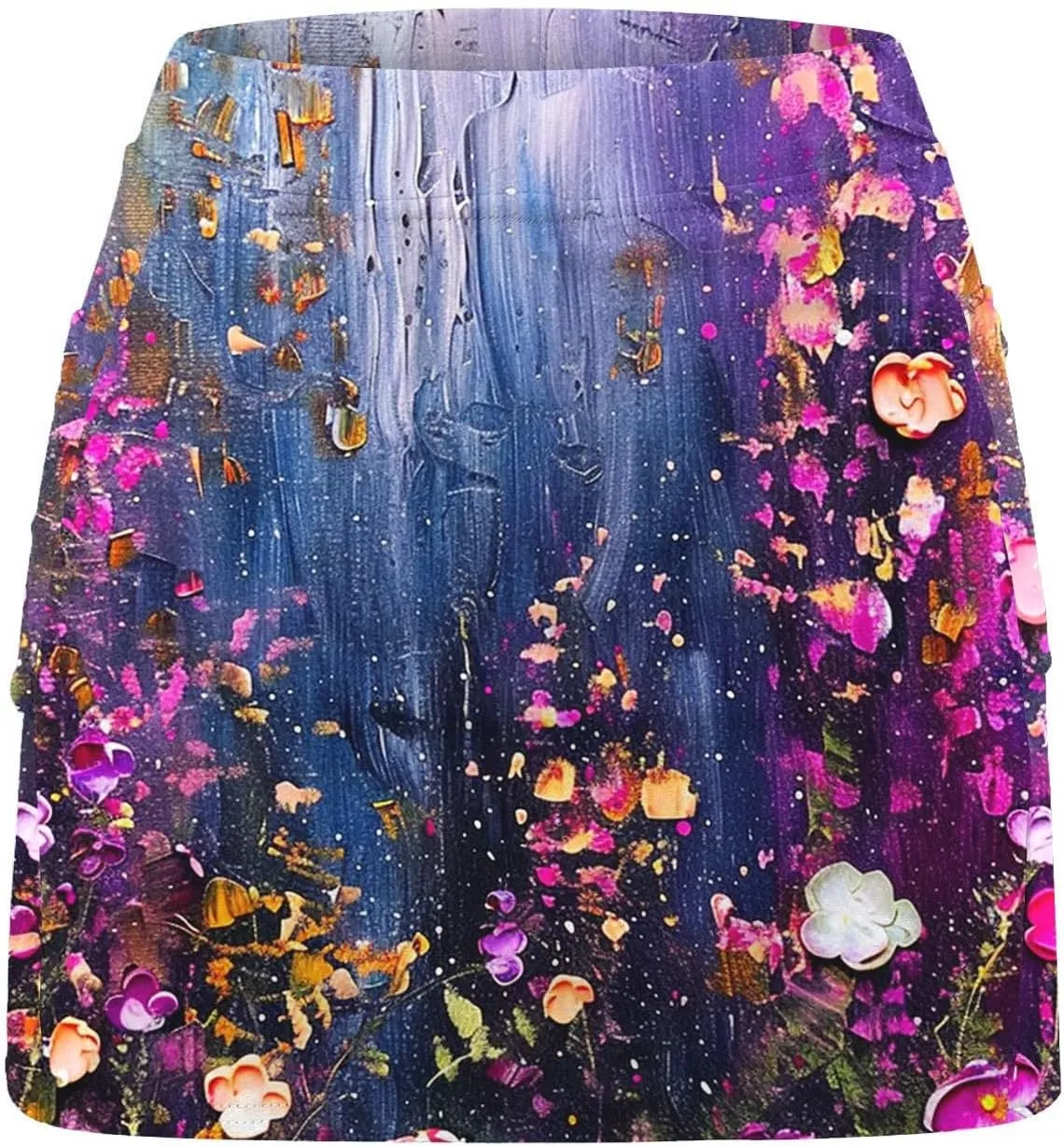 Women's Sports Skorts Floral Print Running Exercise Yoga Mini Skirt Workout Gym Athletic 2 in 1 Tennis Shorts Activewear 2024