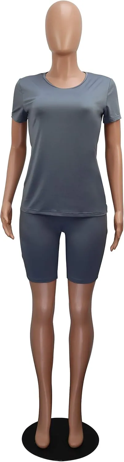 WPNAKS Women Tracksuit Sports Suit Crop Top Pants Outfit Yoga Workout High Waist Tight 2Pcs Outfit Set