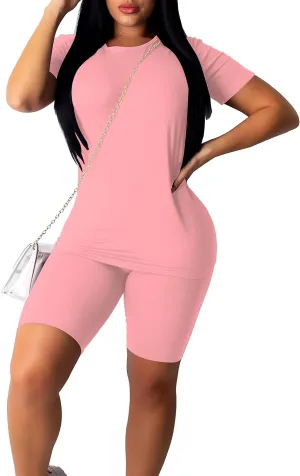 WPNAKS Women Tracksuit Sports Suit Crop Top Pants Outfit Yoga Workout High Waist Tight 2Pcs Outfit Set
