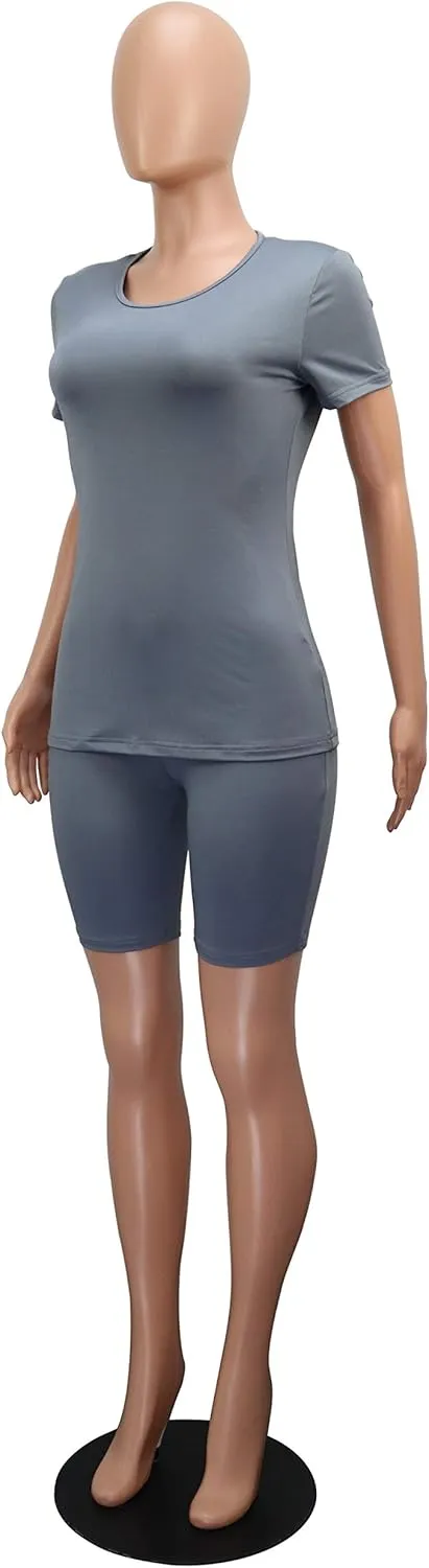 WPNAKS Women Tracksuit Sports Suit Crop Top Pants Outfit Yoga Workout High Waist Tight 2Pcs Outfit Set
