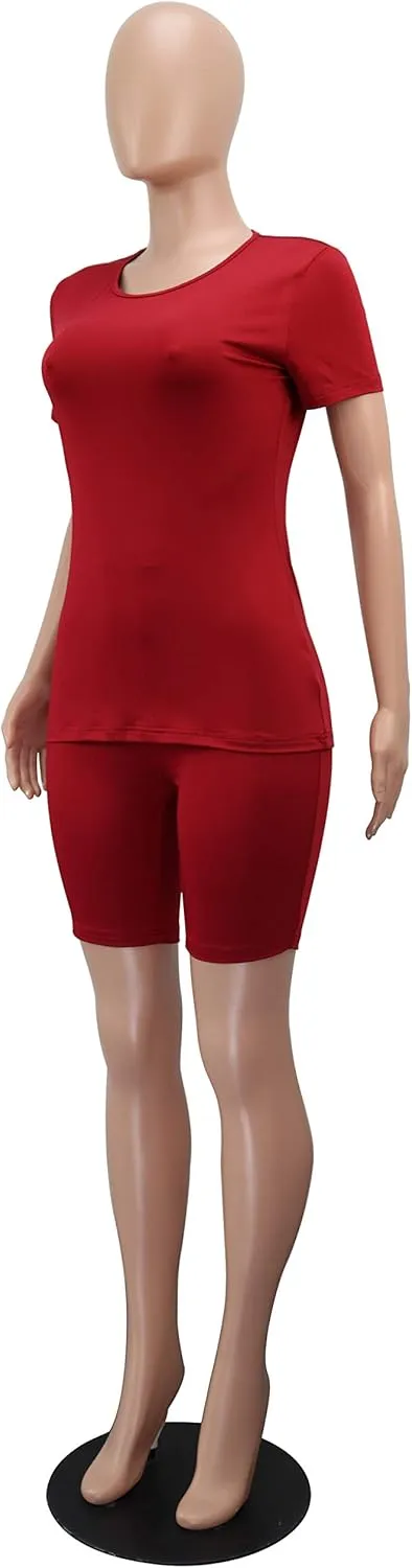 WPNAKS Women Tracksuit Sports Suit Crop Top Pants Outfit Yoga Workout High Waist Tight 2Pcs Outfit Set
