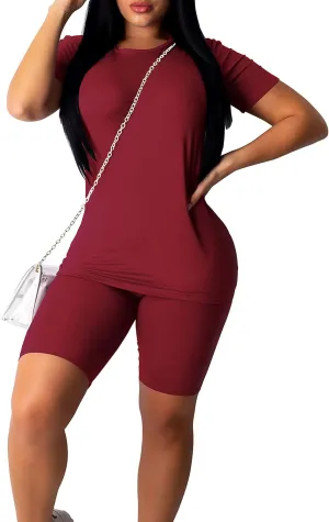 WPNAKS Women Tracksuit Sports Suit Crop Top Pants Outfit Yoga Workout High Waist Tight 2Pcs Outfit Set