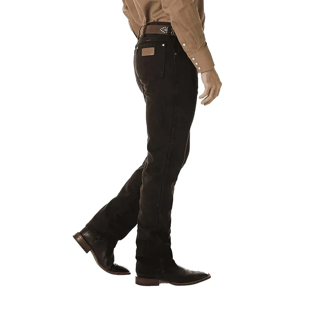 Wrangler Men's Jeans Cowboy Cut Slim Fit Black Chocolate