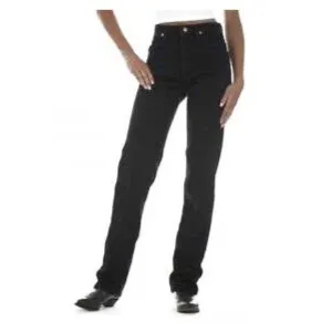 Wrangler Women's Jeans Cowboy Cut Slim Fit Black