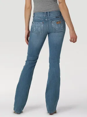 Wrangler Womens Retro Mae Paisley Bootcut Jean - Paige