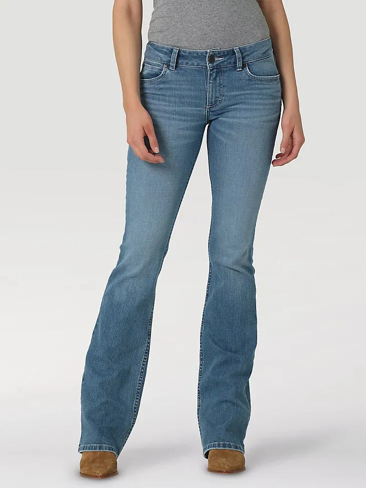 Wrangler Womens Retro Mae Paisley Bootcut Jean - Paige