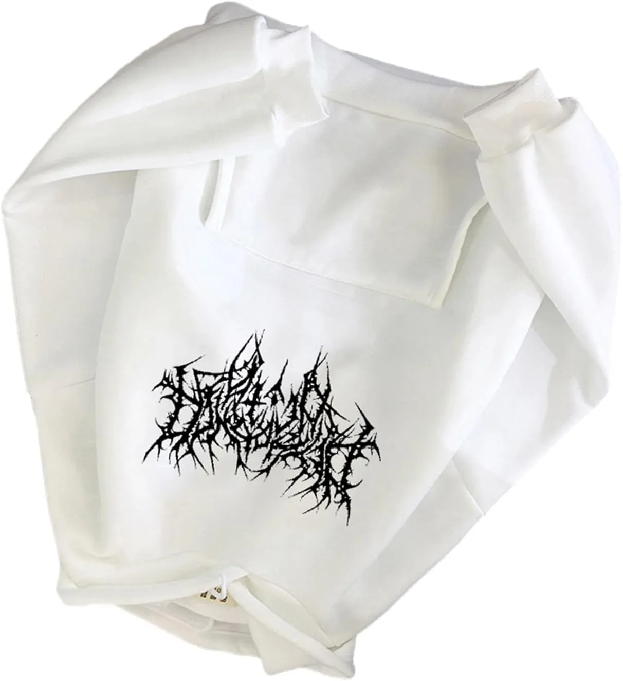 Y2K Grunge Gothic Graphics Hoodies Women Harajuku Aesthetic Hiphop Long Sleeve Oversized Sweatshirt Streetwear Autu