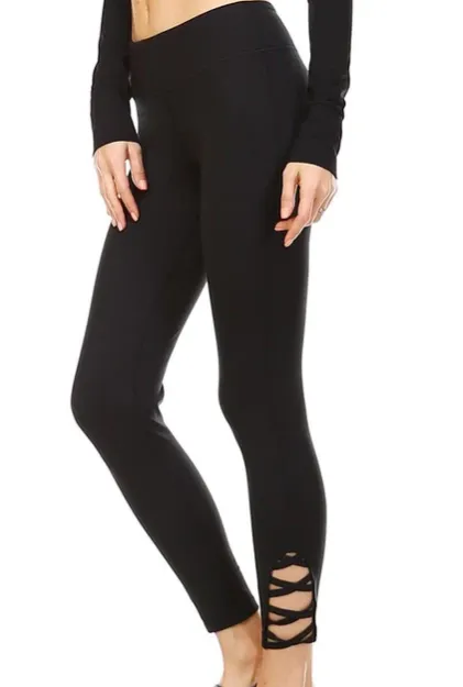 Yoga Criss Cross Cutout Leggings