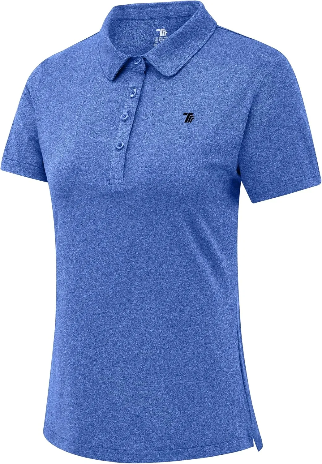 YSENTO Women Golf Shirts Clothes Dry Fit Short Sleeve Moisture Wicking Collared Polo Shirts Tops Apparel