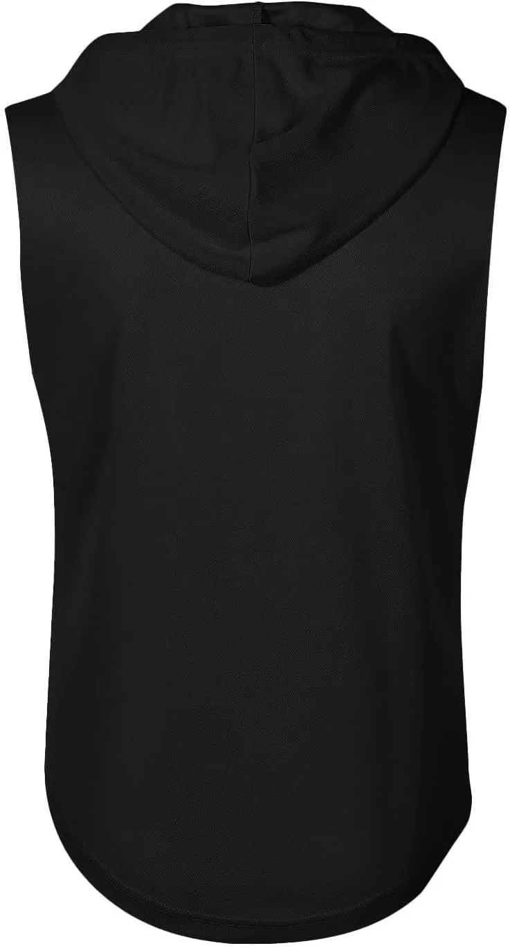ZYXTIM Men's Hoodies Short Sleeve Pullover Oversize Casual Quarter Zipper Summer Shirts Stretch Gym Workout Tops with Pockets